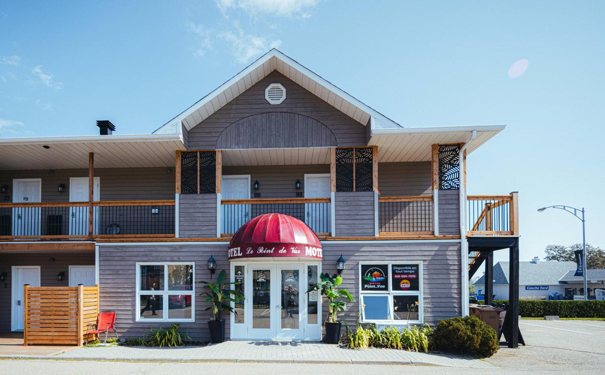 Motel Le Point De Vue La Malbaie Kültér fotó